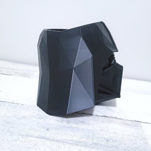 Darth Vader Planter - Low Poly Darth Vader - Star Wars Themed Planter - Picture 5 of 7